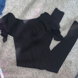 Boutique in my hometown! Off the shoulder jumpsuit